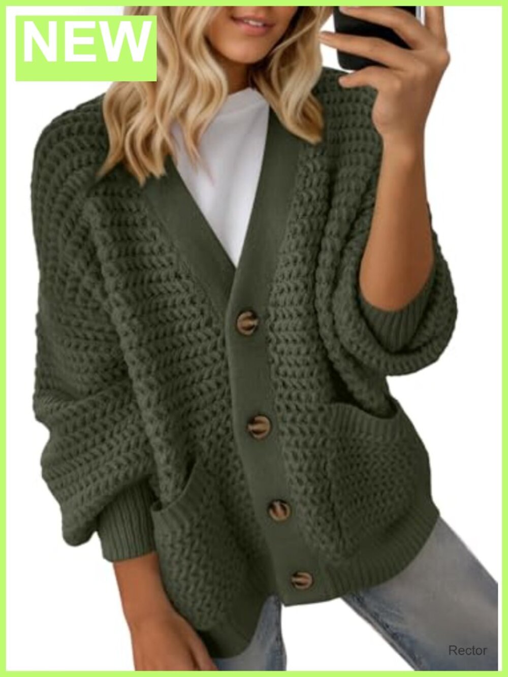 Women's Open Front Chunky Knit Cardigan Sweater Coat Long Sleeve